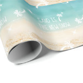 フェスティバルビーチ+パームツリーズサンドスノートロピカル ラッピングペーパー (ロールコーナー)