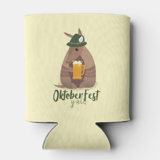 フェスティバルビールインクルードアルマジロテキサス州 缶クーラー (裏面)