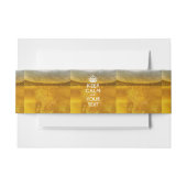 フェスティバルビールコ保ールとクリエイティブ文字 招待状ベリーバンド (正面例)