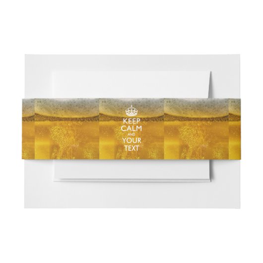 フェスティバルビールコ保ールとクリエイティブ文字 招待状ベリーバンド (正面例)