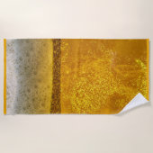 フェスティバルビール銀河系天候焼入れ ビーチタオル (正面)