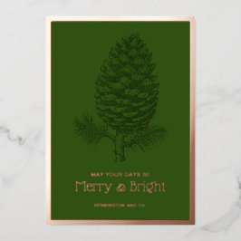 フェスティバルピネコメリーン&ブライトクリスマス 箔シーズンカード