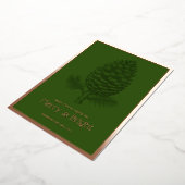 フェスティバルピネコメリーン&ブライトクリスマス 箔シーズンカード (回転した状態)