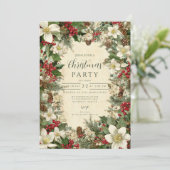 フェスティバルピネコーンとホリークリスマス 招待状 (スタンド正面)