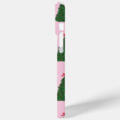 フェスティバルピンククリスマスツリーパターン Case-Mate iPhoneケース (裏面 / 左)