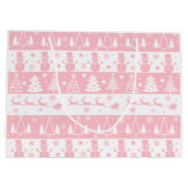 フェスティバルピンククリスマス ラージペーパーバッグ (裏面)