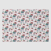 フェスティバルピンクビレッジ&カーツリーレトロクリスマス 薄葉紙 (正面)