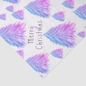 フェスティバルピンクブルークリスマスツリーの水色 薄葉紙 (詳細)