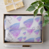 フェスティバルピンクブルークリスマスツリーの水色 薄葉紙 (ギフト)