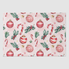 フェスティバルピンクレッドヴィンテージクリスマス 薄葉紙