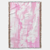 フェスティバルピンクローズクラウド スローブランケット (正面縦)