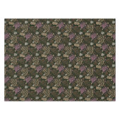 フェスティバルピンクワンライン芸術的スケッチパターン テーブルクロス (正面(横))