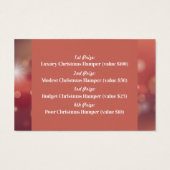 フェスティバルピンク、クリスマスパーティーラッフルチケット (裏面)