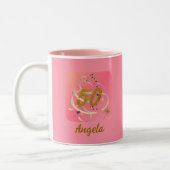 フェスティバルピーシー50年誕生日記念 ツートーンマグカップ (左)