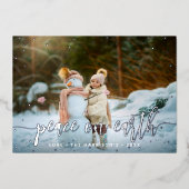 フェスティバルピースオンアース銀雪写真 箔シーズンカード (正面)