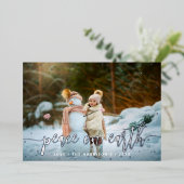 フェスティバルピースオンアース銀雪写真 箔シーズンカード (立ち正面)