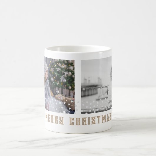 フェスティバルファミリーフォトスタークリスマスキープサケ コーヒーマグカップ (中央)