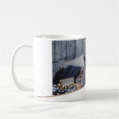 フェスティバルファミリーフォトスタークリスマスキープサケ コーヒーマグカップ (左)