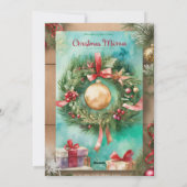 フェスティバルファミリーポートレート：休日応援カード シーズンカード (裏面)