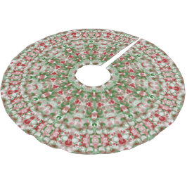 フェスティバルファンキーボホヒッパイクリスマス万華鏡のように千変万化するパターン ブラッシュドポリエステルツリースカート