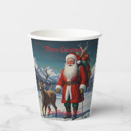 フェスティバルファーザークリスマスサンタ 紙コップ