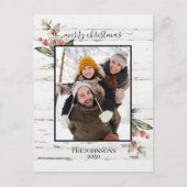 フェスティバルファームハウスメリークリスマスフォト シーズンポストカード (正面)