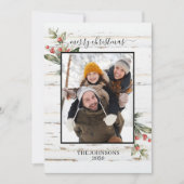 フェスティバルファームハウスメリークリスマスプレッドフォト シーズンカード (正面)