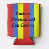 フェスティバルフィエスタパーソナライズされたサウスウエスカラー 缶クーラー (正面)