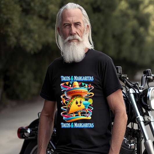 フェスティバルフィエスタフレーバー・タコスとマルガリータ Tシャツ