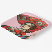 フェスティバルフィエスタムジャーマリアチパーティー ペーパープレート (傾斜あり)