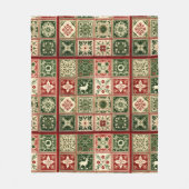 フェスティバルフェイクスタイルヴィンテージ フリースブランケット (正面)