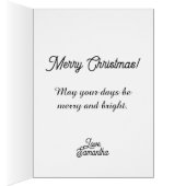 フェスティバルフェイネクリスマスカード (内側 (右))