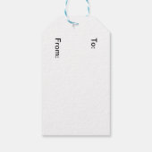 フェスティバルフェザボールギフトラベル ギフトタグ (裏面)