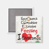 フェスティバルフェスティング – I Love Chrimas マグネット (正面/裏面)