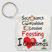 フェスティバルフェスティング – I Love Christmas キーホルダー (正面)