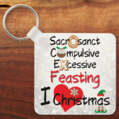 フェスティバルフェスティング – I Love Christmas キーホルダー (正面)