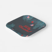 フェスティバルフェリズナビダッドプエルトリカ ペーパープレート (傾斜あり)