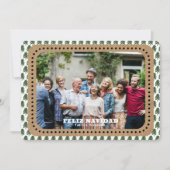 フェスティバルフェリズNAVIDADクリスマスツリー写真 シーズンカード (正面)