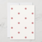 フェスティバルフォトオーナメントクリスマスファミリー名 シーズンカード (裏面)