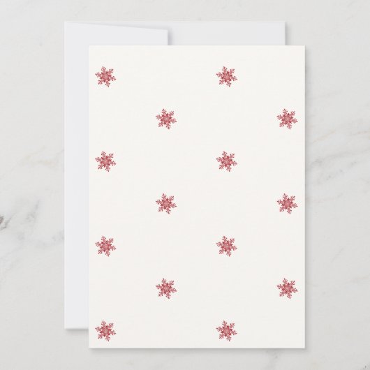 フェスティバルフォトオーナメントクリスマスファミリー名 シーズンカード (裏面)