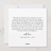 フェスティバルフォトコラージュ&メッセージクリスマス シーズンカード (裏面)