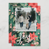 フェスティバルフォトベメリージョイフラットホリデーカード シーズンカード (正面/裏面)