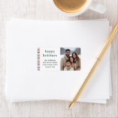 フェスティバルフォトモダンホリデー差出人住所 ラベル (インサイチュ)