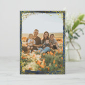 フェスティバルフォト金ゴールドグリッタードットホリデーカード シーズンカード (スタンド正面)