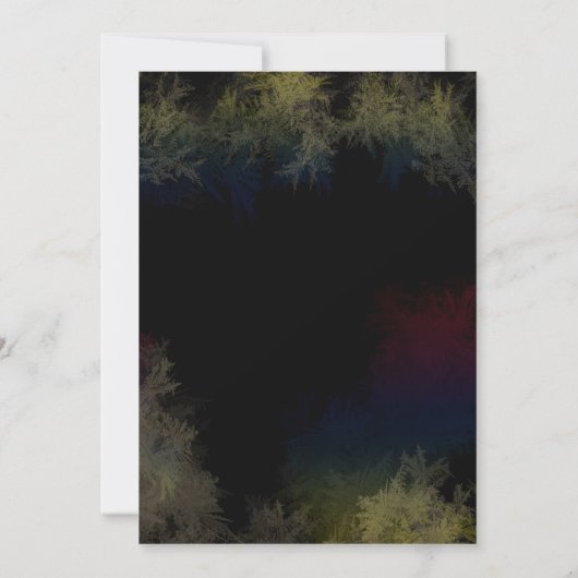 フェスティバルフォレストラ結婚イツリハーサルディナー 招待状 (裏面)