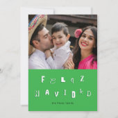 フェスティバルフォントフェリーズNAVIDAD写真 シーズンカード (正面)