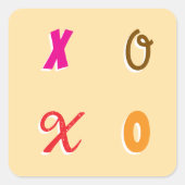 フェスティバルフォント秋封筒用シール スクエアシール (正面)