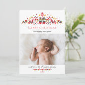 フェスティバルフォークアートクリスマスフォト シーズンカード (スタンド正面)