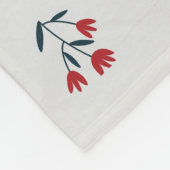 フェスティバルフォークアートクリスマスフリースブランケット フリースブランケット (角)