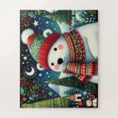 フェスティバルフォークアートクリスマス ジグソーパズル (縦)